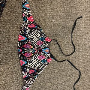 Target halter bikini top